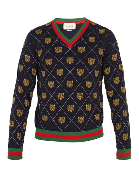 blue gucci sweaters